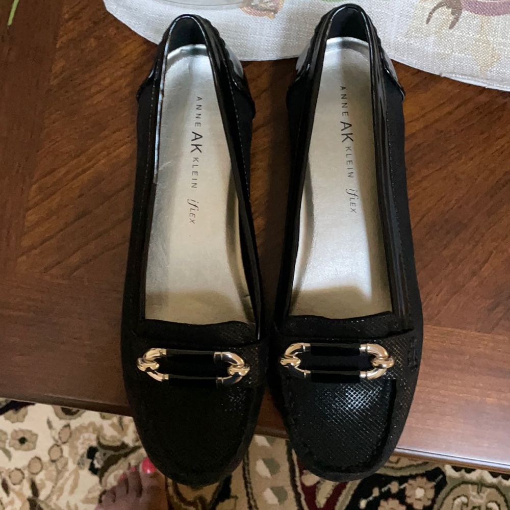 Black Ann Kline loafers